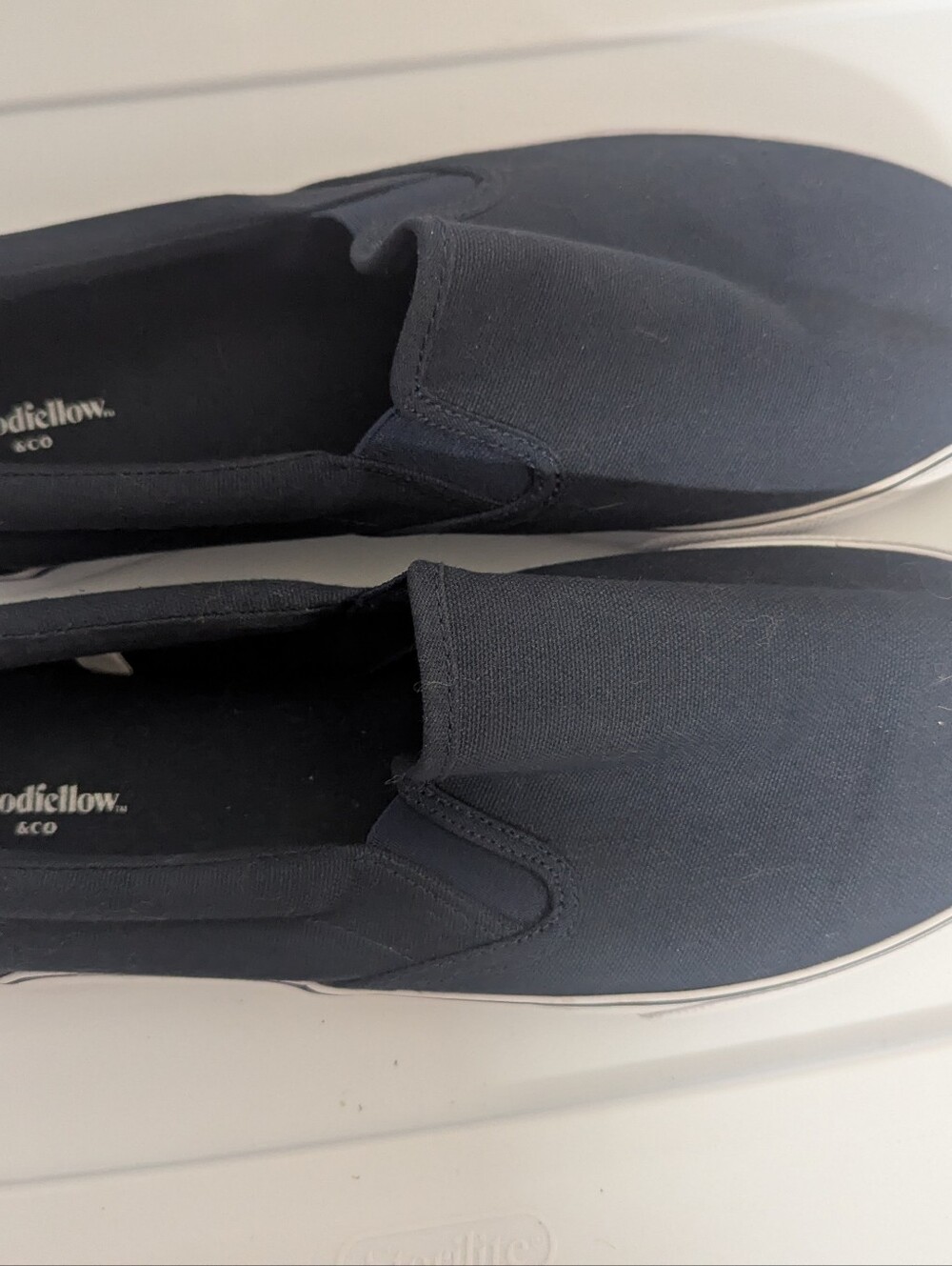 Target Men's Slip-On Canvas Loafers in Dark Blue